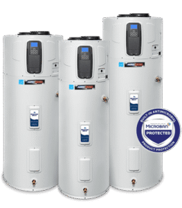High-efficiency AeroTherm heat pump water heater for home energy savings